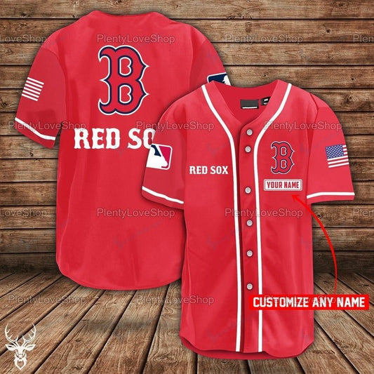 Boston Red Sox Personalized Baseball Jersey 313
