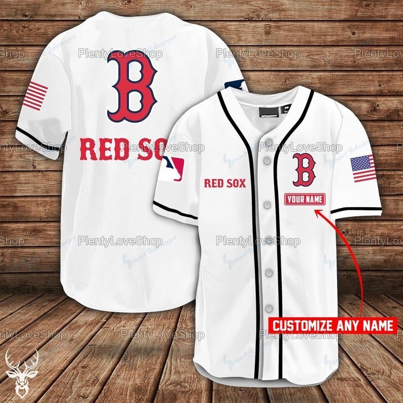 Boston Red Sox Personalized Baseball Jersey 313