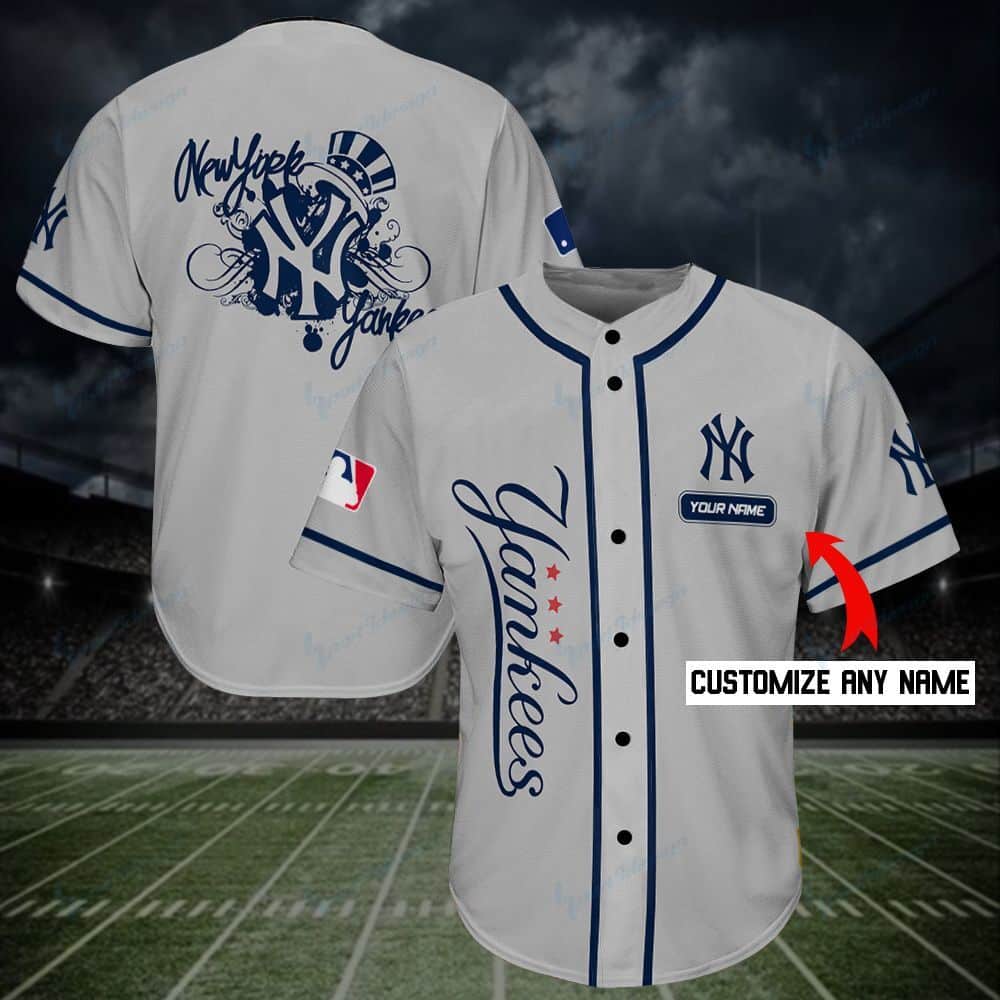 New York Yankees Personalized Baseball Jersey Shirt 157