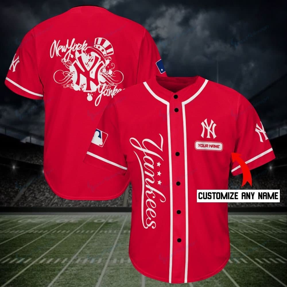 New York Yankees Personalized Baseball Jersey Shirt 157