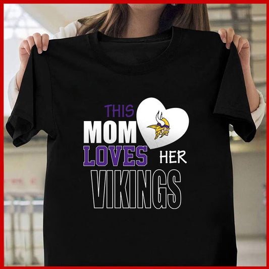 Minnesota Vikings Mom Loves Mother’s Day T-shirt AZTS333