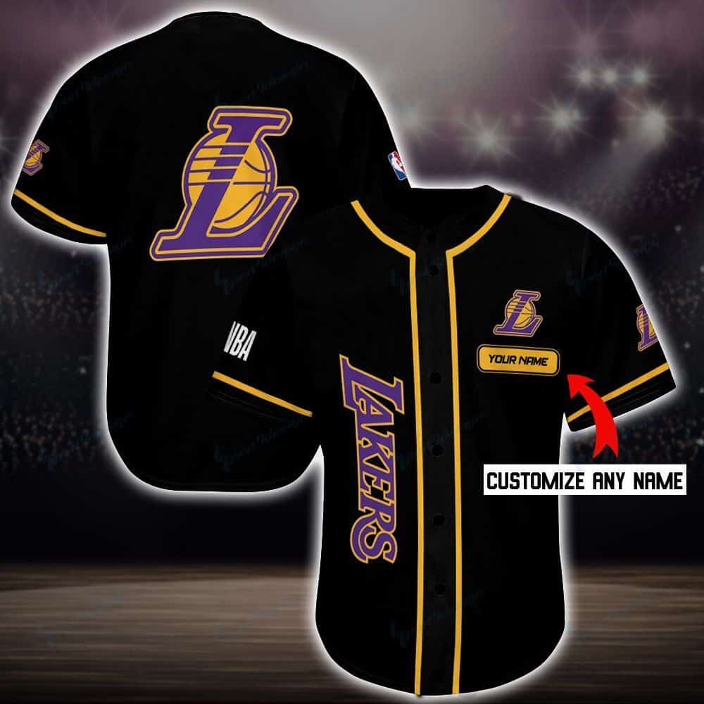 Los Angeles Lakers Personalized Baseball Jersey Shirt 58