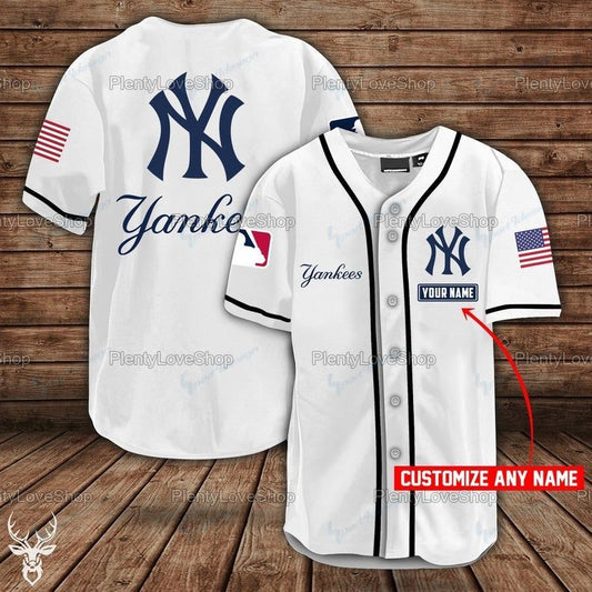 New York Yankees Personalized Baseball Jersey Shirt 76