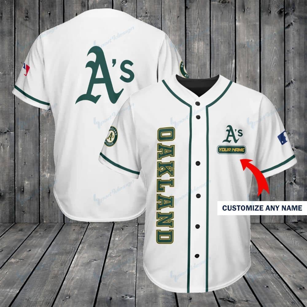 Oakland Athletics Personalized Baseball Jersey Shirt 206