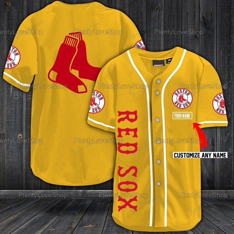 Boston Red Sox Personalized Baseball Jersey 312