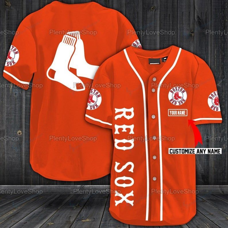 Boston Red Sox Personalized Baseball Jersey 312