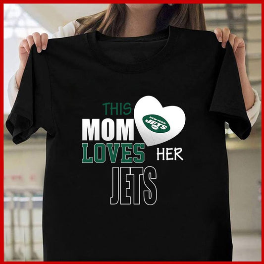 New York Jets Mom Loves Mother’s Day T-shirt AZTS337