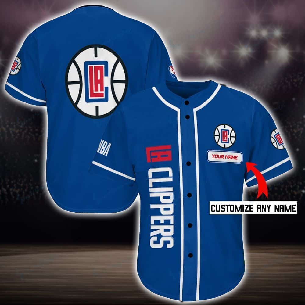 Los Angeles Clippers Personalized Baseball Jersey Shirt 65