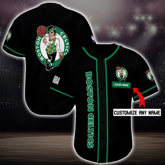 Boston Celtics Personalized Baseball Jersey Shirt 64