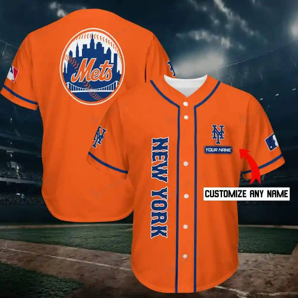 New York Mets Personalized Baseball Jersey Shirt 219