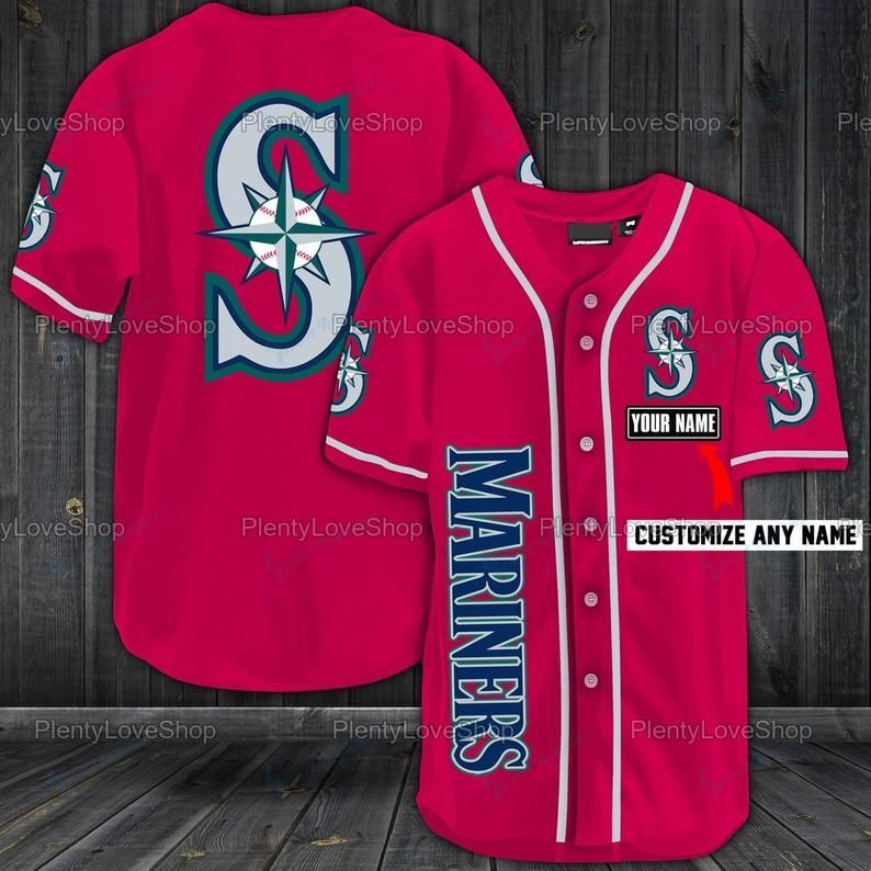 Seattle Mariners Personalized Baseball Jersey 311
