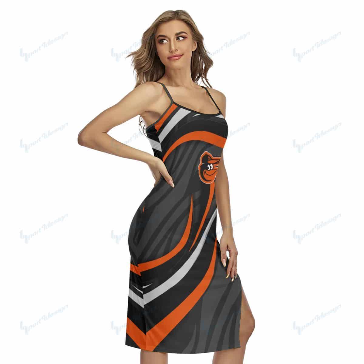 Baltimore Orioles Women’s Back Cross Cami Dress 12