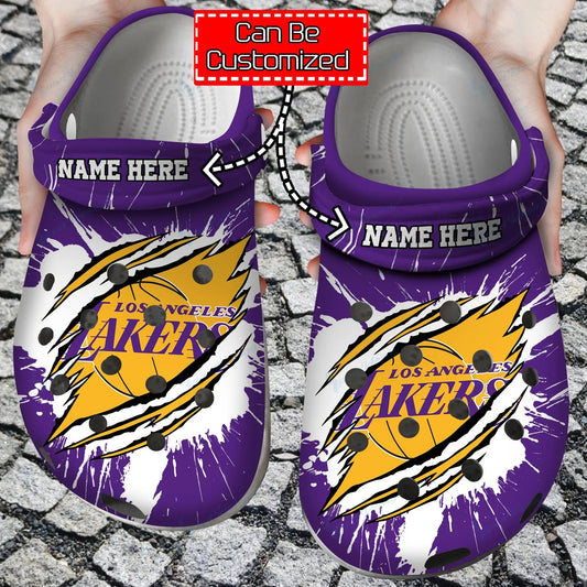 Los Angeles Lakers Personalized Limited Clog BG02
