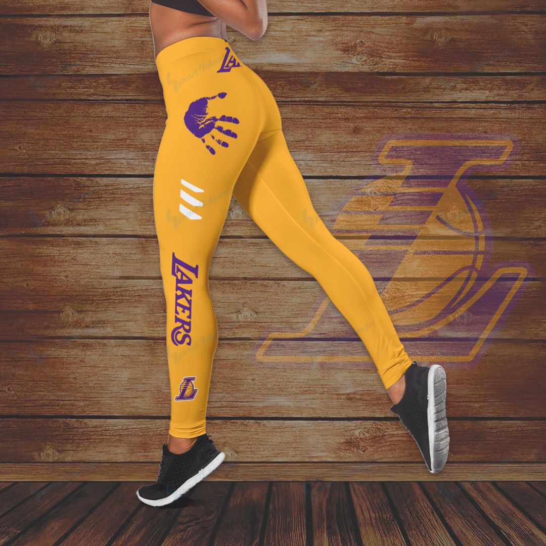 Los Angeles Lakers Leggings And Tank Top 148