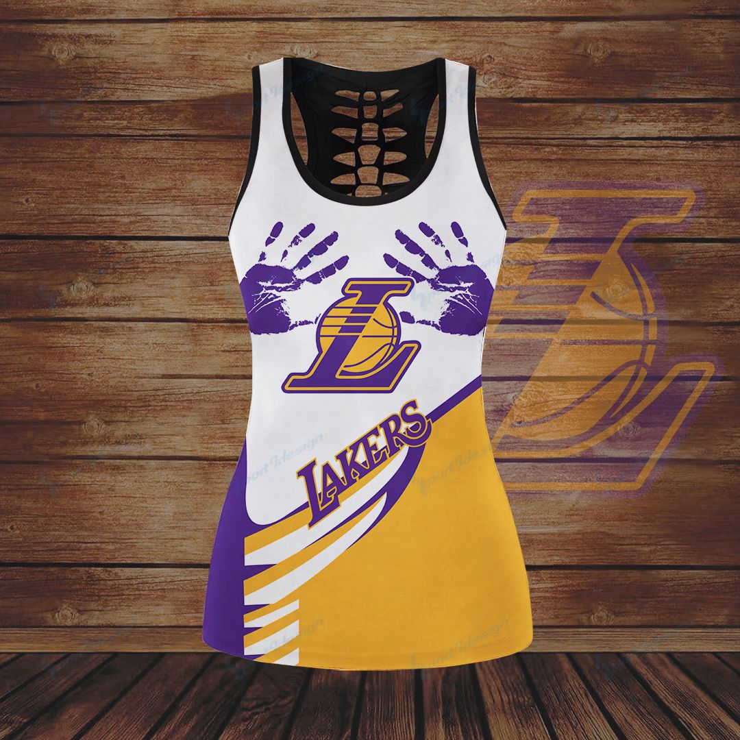 Los Angeles Lakers Leggings And Tank Top 148