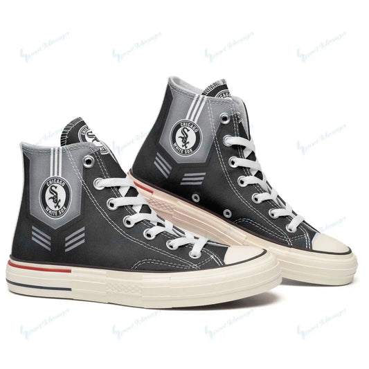 Chicago White Sox New High Top Canvas Shoes 58