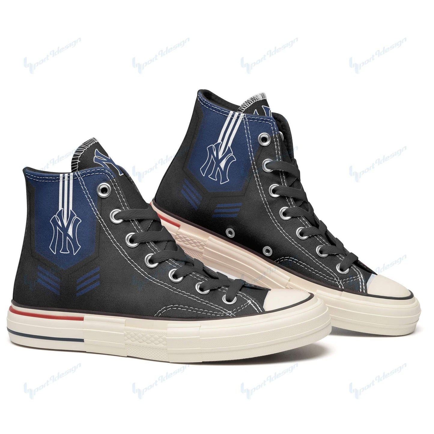 New York Yankees New High Top Canvas Shoes 59