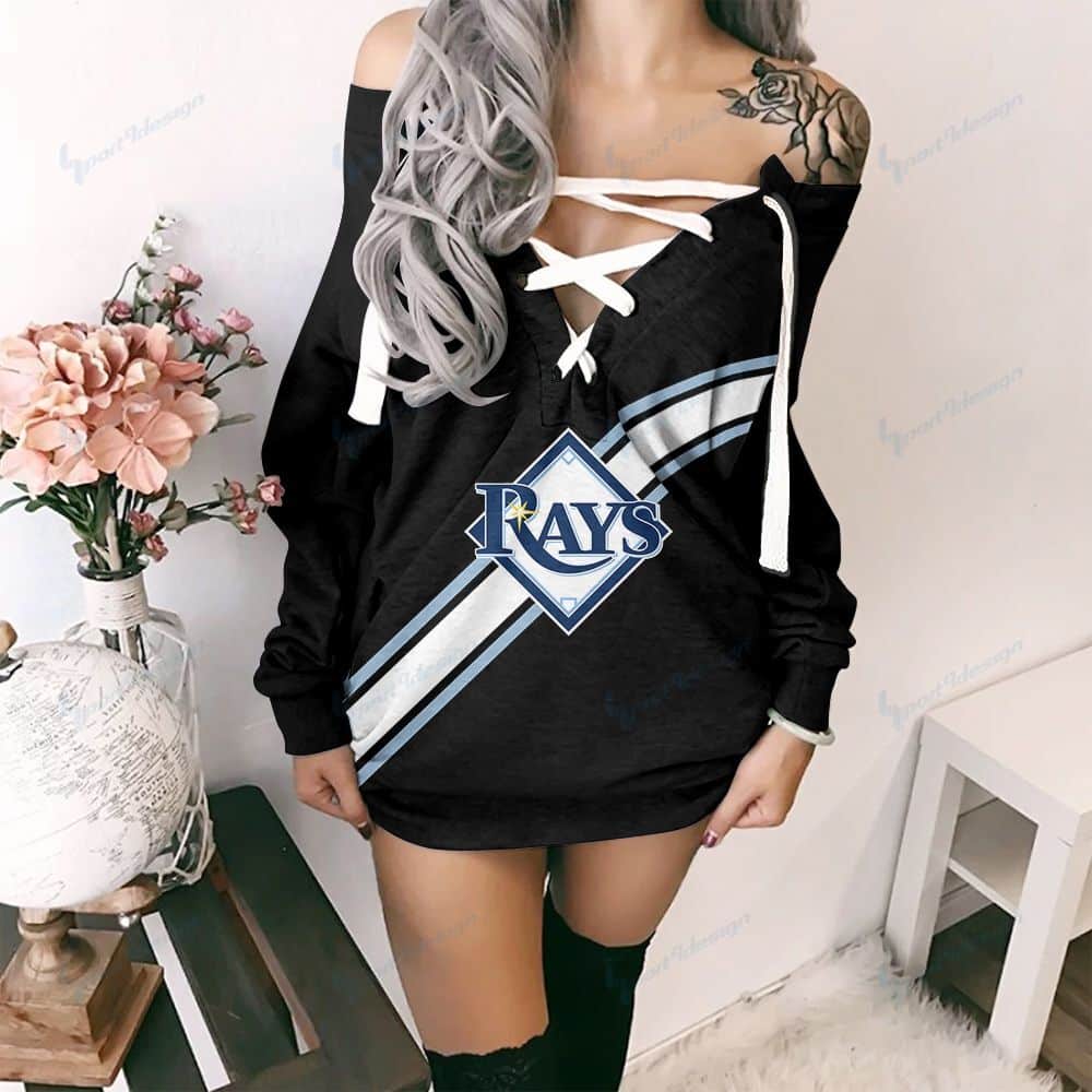 Tampa Bay Rays Lace-Up Sweatshirt 35