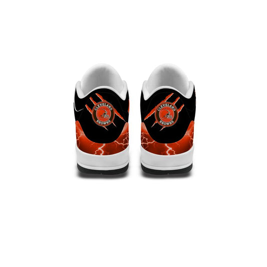 Cleveland Browns  Basic Leather JD03 Shoes Men and Women AZBTAJ3000175