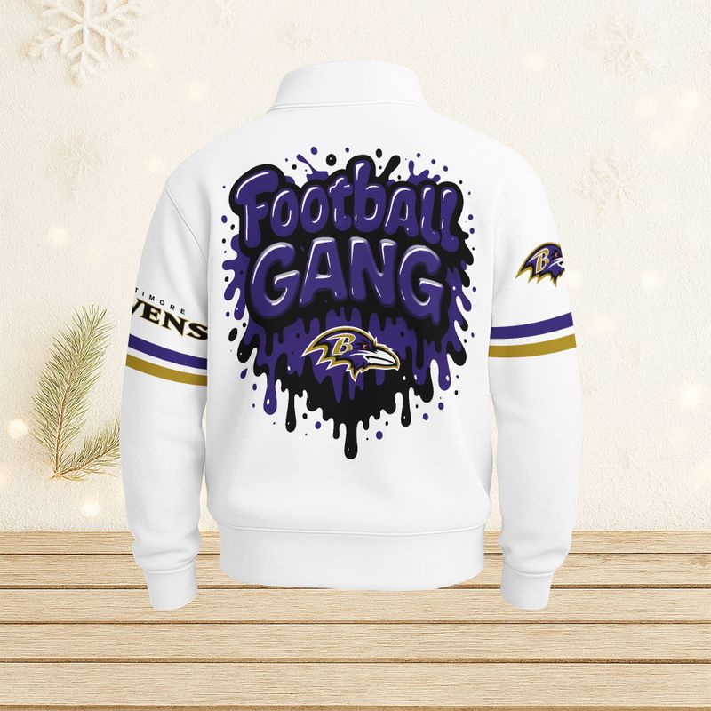Baltimore Ravens Casual Stand Collar Sweatshirt BT664