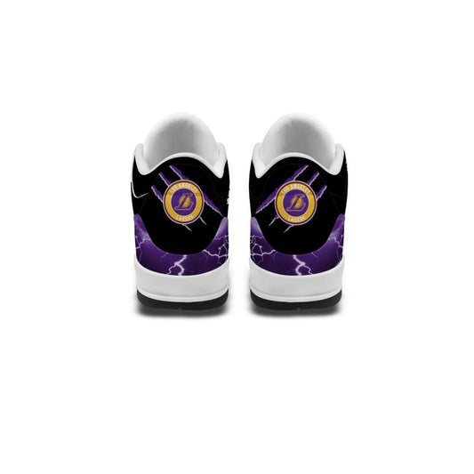 Los Angeles Lakers Basic Leather JD03 Shoes Men and Women AZBTAJ3000264