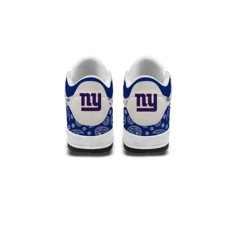New York Giants Basic Leather JD03 Shoes Men and Women AZBTAJ3000204