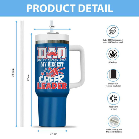 Los Angeles Dodgers My Biggest Cheer Leader Gift For Father’s Day Limited Edition 40oz Tumbler AZBT40OZ000181