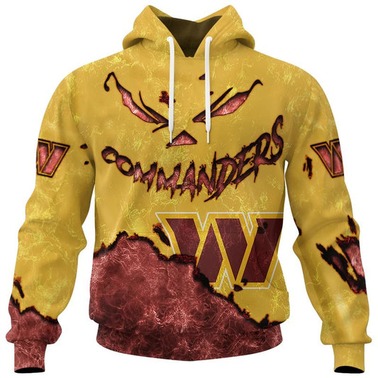 Washington Commanders Combo Limited Edition Clothes Jack O’ Lantern Halloween Collection AZBTCLEC000020