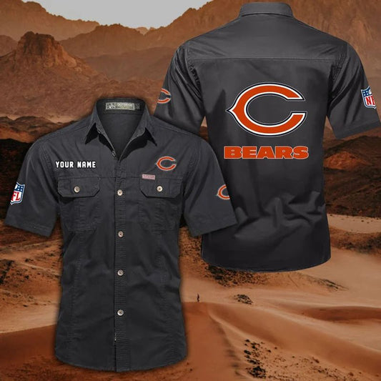 Chicago Bears Men’s Short Sleeve Cargo Shirts New 2025 AZBT2DCGS000038