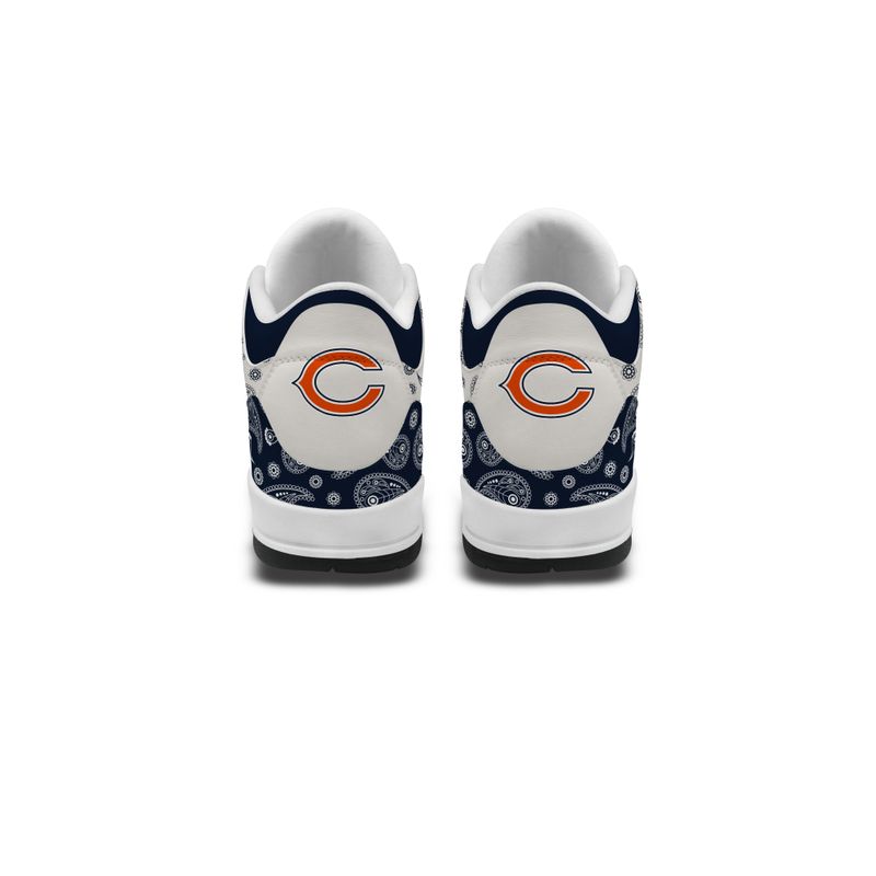 Chicago Bears  Basic Leather JD03 Shoes Men and Women AZBTAJ3000171