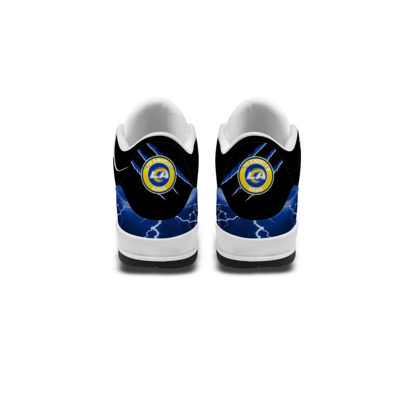 Los Angeles Rams Basic Leather JD03 Shoes Men and Women AZBTAJ3000221