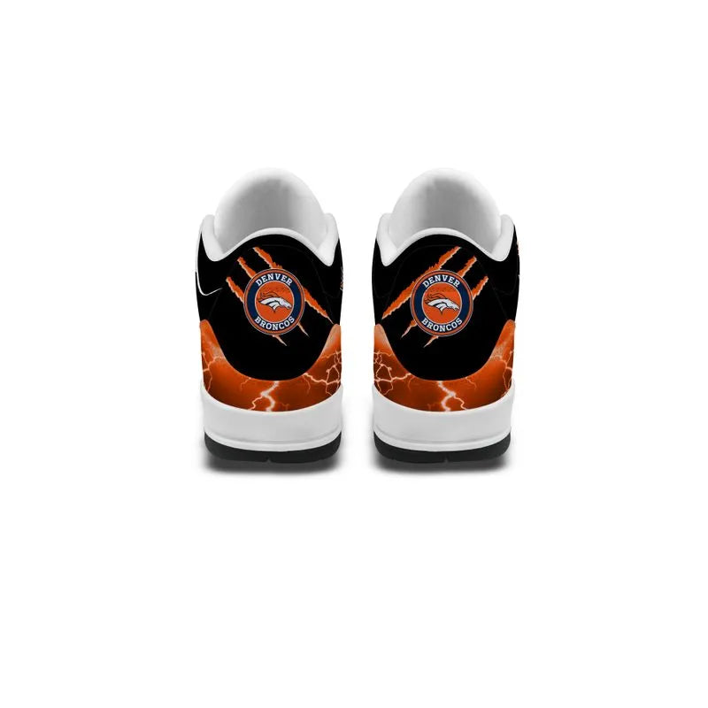 Denver Broncos  Basic Leather JD03 Shoes Men and Women AZBTAJ3000179