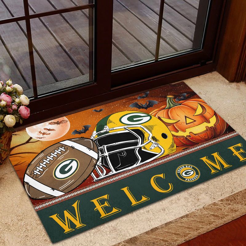 Green Bay Packers Halloween Doormat New Collection AZBTDM000023