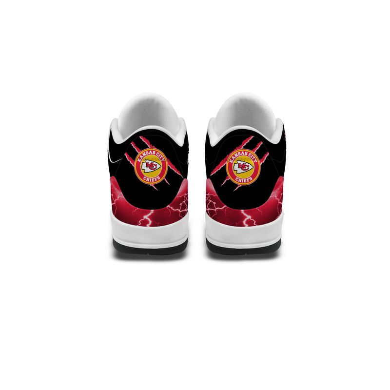 Kansas City Chiefs Basic Leather JD03 Shoes Men and Women AZBTAJ3000191