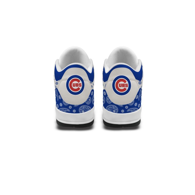 Chicago Cubs Basic Leather JD03 Shoes Men and Women AZBTAJ3000248
