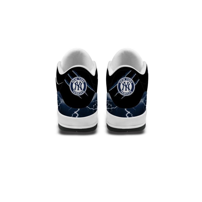 New York Yankees Basic Leather JD03 Shoes Men and Women