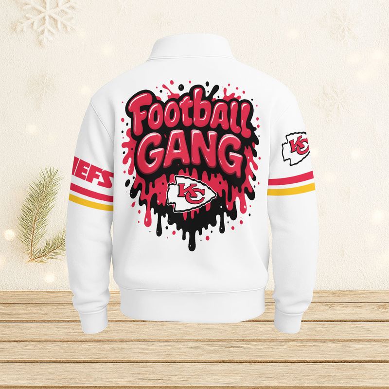 Kansas City Chiefs Casual Stand Collar Sweatshirt BT677