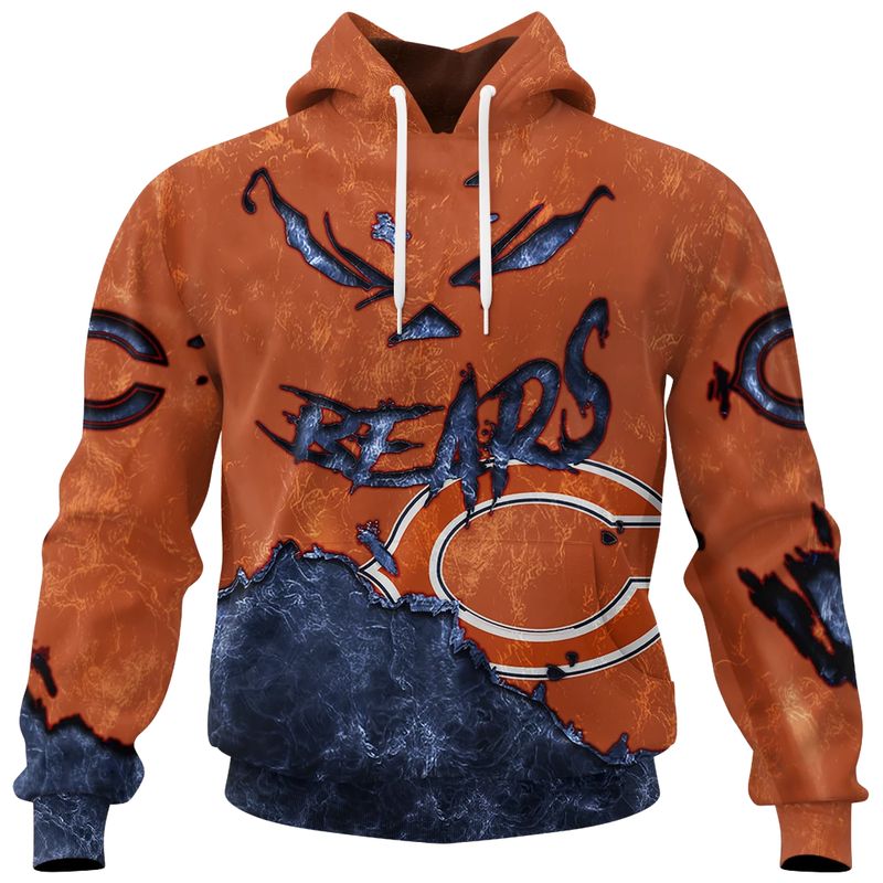 Chicago Bears Combo Limited Edition Clothes Jack O’ Lantern Halloween Collection AZBTCLEC000013