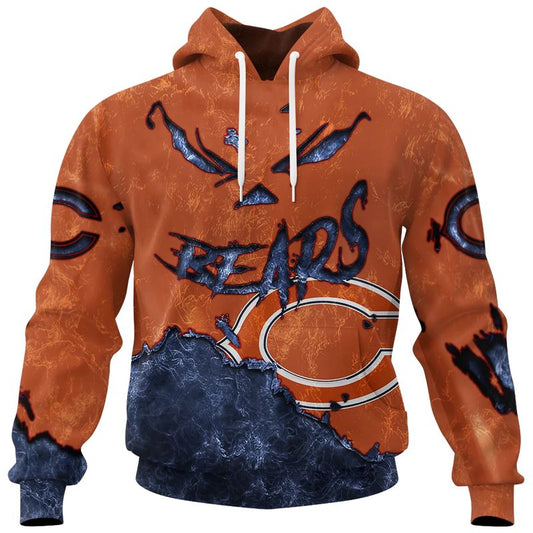Chicago Bears Combo Limited Edition Clothes Jack O’ Lantern Halloween Collection AZBTCLEC000013