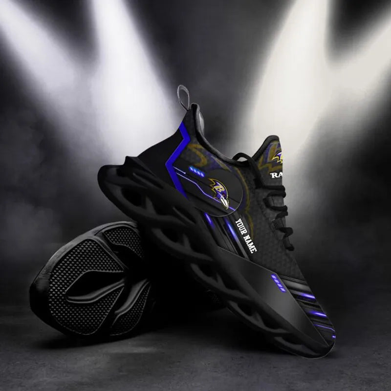 Baltimore Ravens Personalized Yezy Running Sneakers