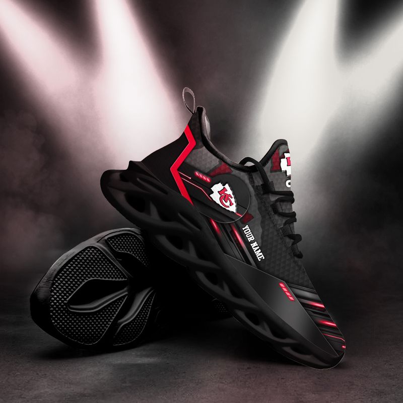 Kansas City Chiefs Personalized Yezy Running Sneakers