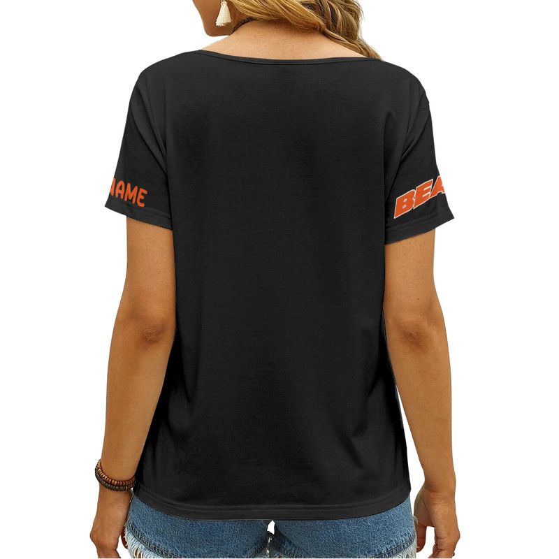 Chicago Bears Happy Mother’s Day Summer Women V Neck T-Shirt AGCWTS685