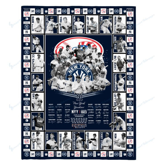 New York Yankees Limited Edition Quilt and Blanket 062