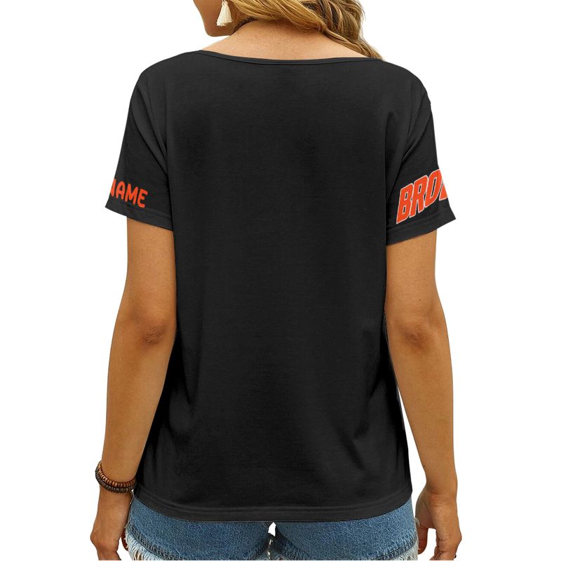 Cleveland Browns Happy Mother’s Day Summer Women V Neck T-Shirt AGCWTS687