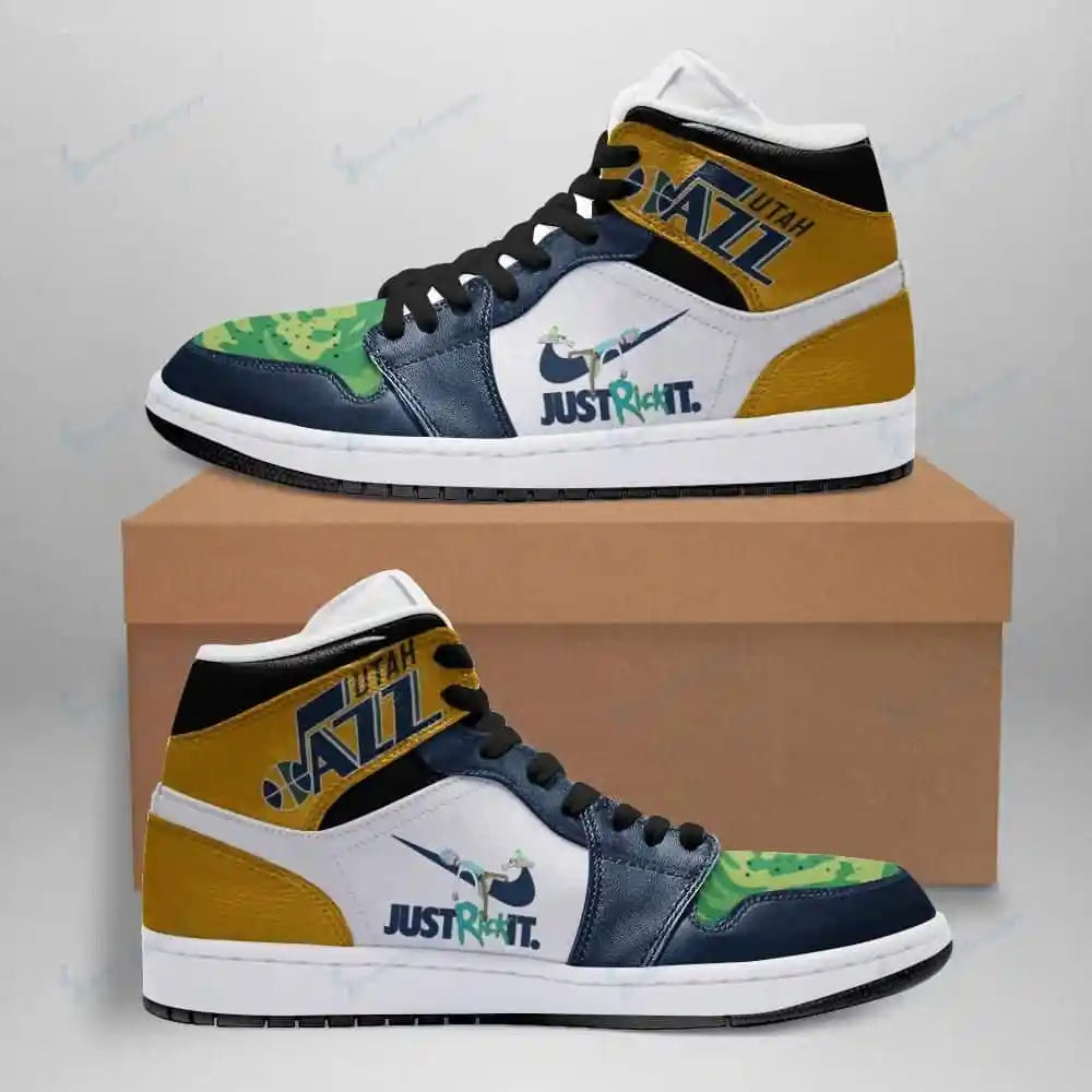 Rick and Morty Utah Jazz Limited JShoes 077