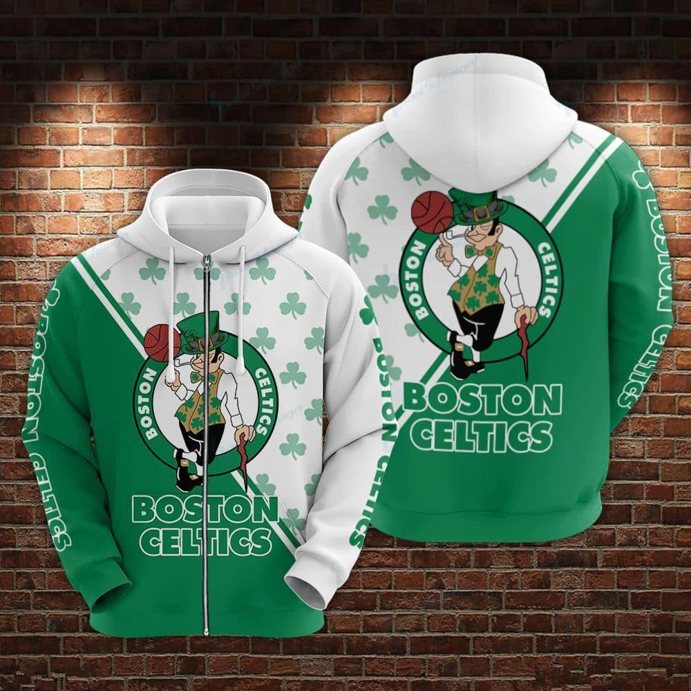 Boston Celtics and Saint Patrick Limited Hoodie S537