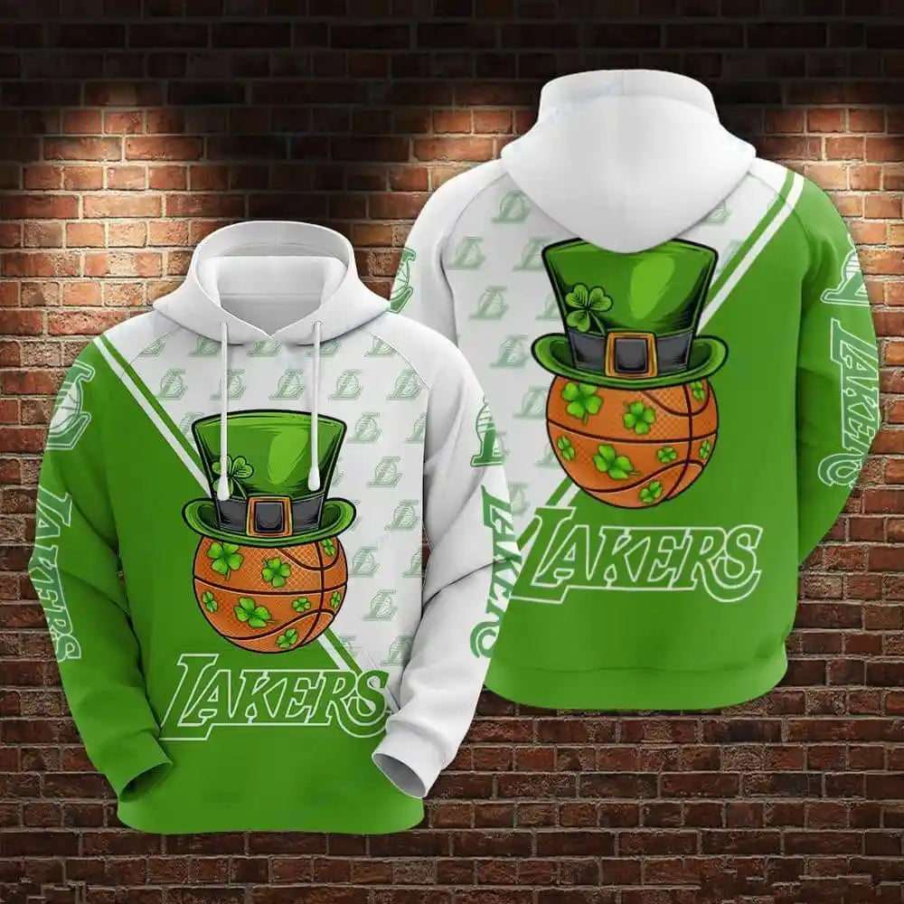 Los Angeles Lakers and Saint Patrick Limited Hoodie S535