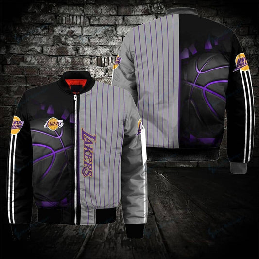 Los Angeles Lakers Bomber Jacket 022