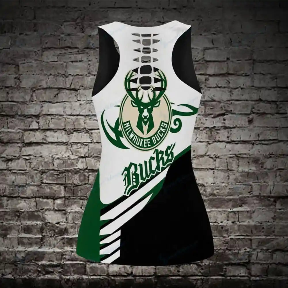 Milwaukee Bucks Leggings and Tank top 028