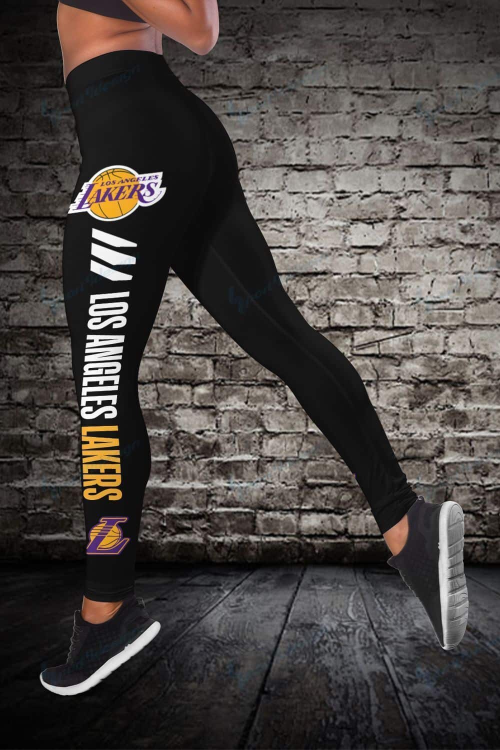 Los Angeles Lakers Leggings and Tank top 026